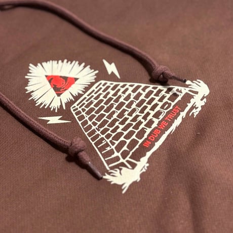VINYL JUNKIE – Third Eye  Hoodie / Brown
