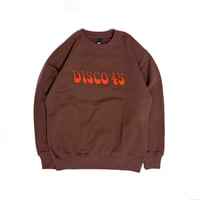 70's Logo Disco45 Crew Neck Sweat / Brown