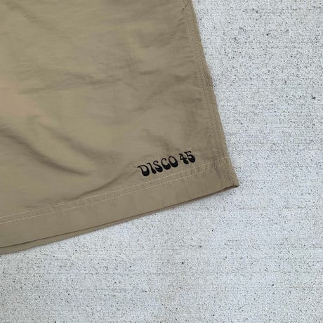 DISCO 45  70’s  NYLON SHORTS / Sand Khaki
