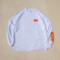 DIG UP CULTURE SUPPLY LONG SLEEVE TEE SHIRTS　/ White