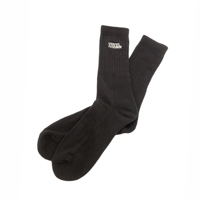 VINYL JUNKIE LOGO  SOCKS / Black