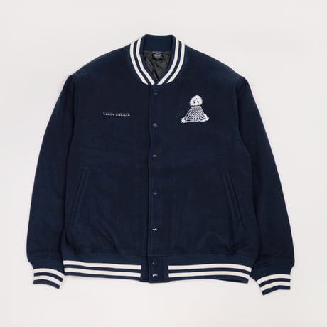 DISCO45 MELTON STUDIUM JACKET / Navy