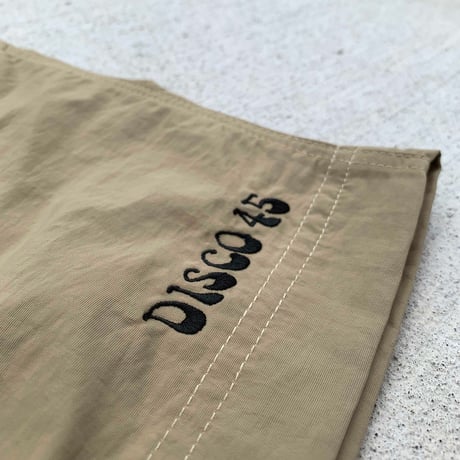 DISCO 45  70’s  NYLON SHORTS / Sand Khaki