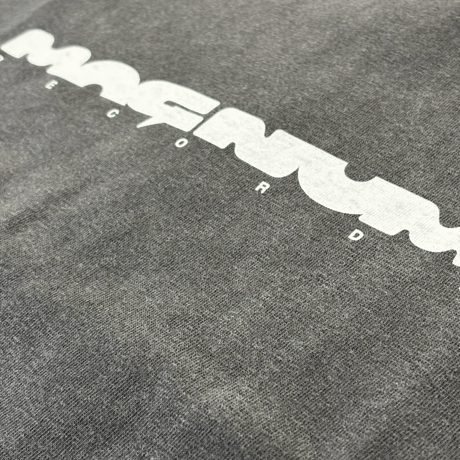 MAGNUM RECORD LIQID LOGO TEE SHIRTS  /  Vintage Black