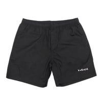 DUB WISE Retro  NYLON SHORTS / Black