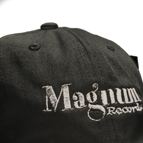 MAGNUM RECORDS　OLD  LOGO DADS CAP / Black
