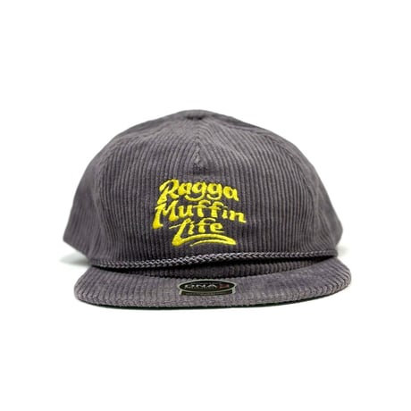 RAGGAMUFFIN LIFE Corduroy Tracker Cap - GRAY