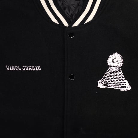 DISCO45 MELTON STUDIUM JACKET / Black