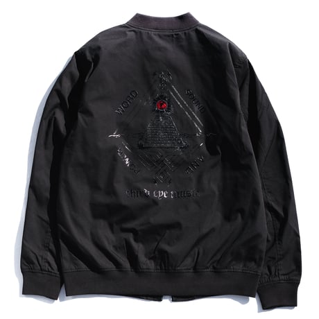 VINYL JUNKIE - Red Eye Music Jacket / Black