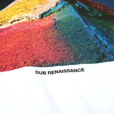 VINYL JUNKIE - DUB RENAISSANCE Tee - Pyramid / WHITE