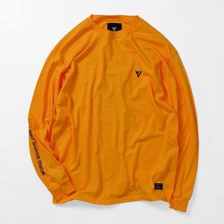 VINYL JUNKIE - Third eye music Long Sleeve Tee / YELLOW