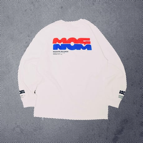 MAGNUM RECORDS LIQUID LOGO L,S Tee  / White
