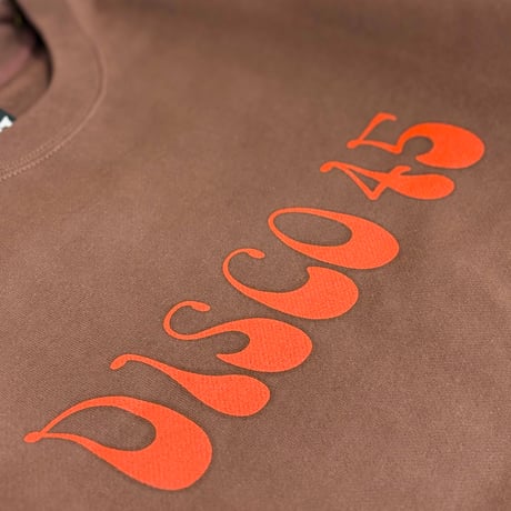 70's Logo Disco45 Crew Neck Sweat / Brown