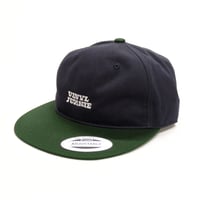 VINYL JUNKIE LOGO CAP / Green Navy