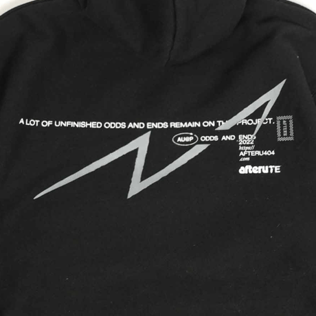 "Letter Logo”Hoodie / Black