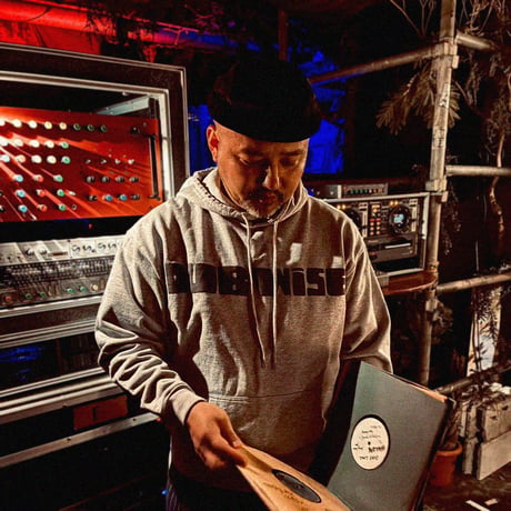 VINYL JUNKIE DUB WISE HOODIE / HEATHER GRAY