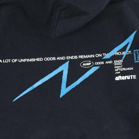 "Letter Logo”Hoodie / Navy