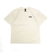 VINYL JUNKIE LOGO Tee / Fade White