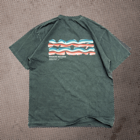 MAGNUM RECORD LIQID LOGO TEE SHIRTS  /  Vintage Green