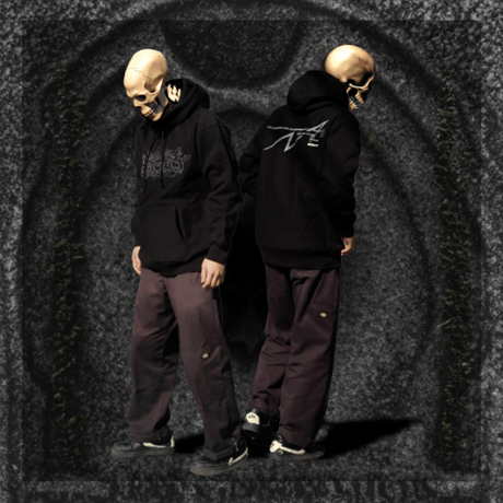 "Letter Logo”Hoodie / Black