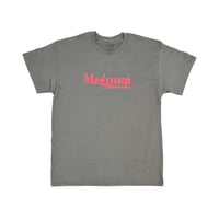 MAGNUM RECORDS　OLD  LOGO TEE SHIRTS / Sumi Black