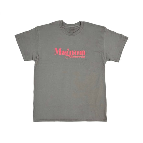 MAGNUM RECORDS　OLD  LOGO TEE SHIRTS / Sumi Black