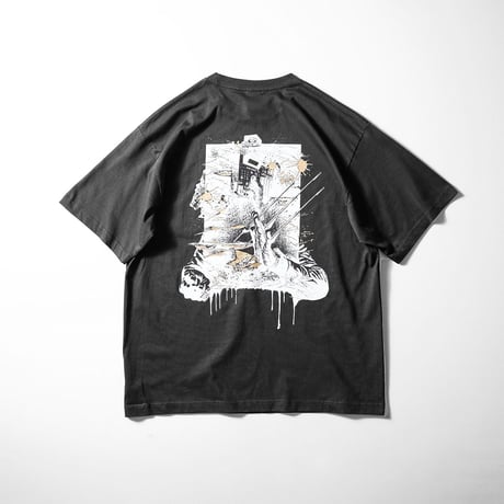 Ambient Shaolin Effect Tee / Sumi Kuro