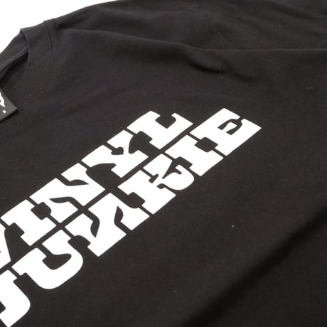 VINYL JUNKIE LOGO Tee / Black