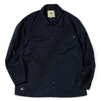 VINYL JUNKIE - LOGO Coverall Jacket - Black