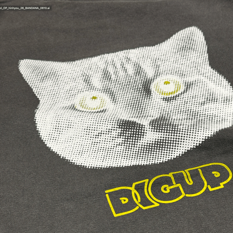 DIGUP CAT TEE SHIRTS / VintageBlack
