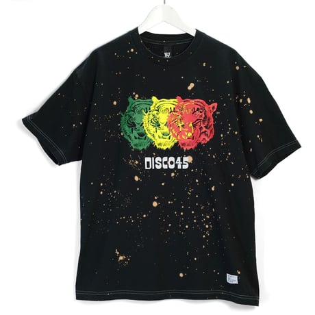 VINYL JUNKIE – DISCO TIGER Tee / DRIP BLACK