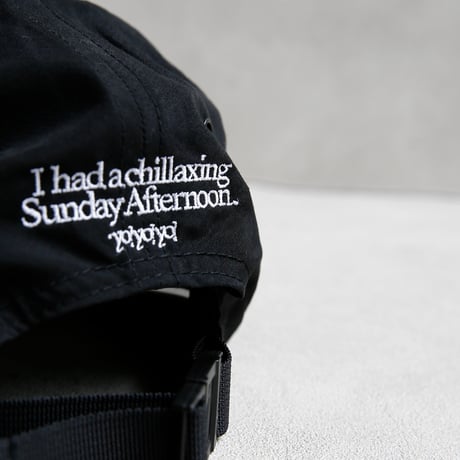 I had a chillaxing Flat Visor Dad Cap/Black