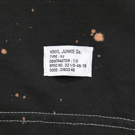 VINYL JUNKIE – DISCO TIGER Tee / DRIP BLACK