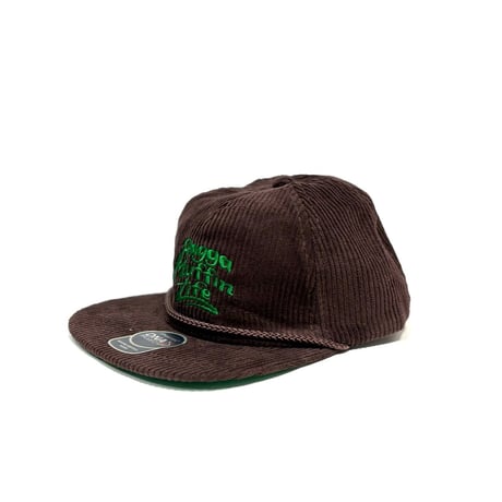 RAGGAMUFFIN LIFE Corduroy Tracker Cap - BROWN