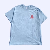 DIG UP SNAKE TEE SHIRTS / Light Blue