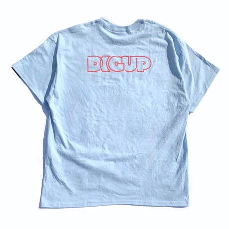 DIG UP SNAKE TEE SHIRTS / Light Blue