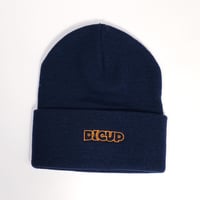 DIG UP LOGO KNIT CAP / Navy
