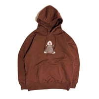 VINYL JUNKIE – Third Eye  Hoodie / Brown