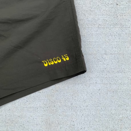 DISCO 45  70’s  NYLON SHORTS / Olive