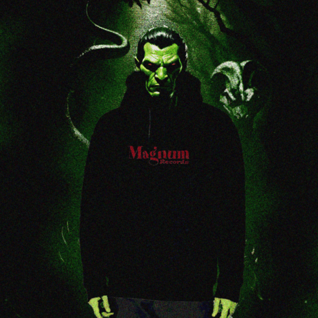 MAGNUM RECORDS　OLD LOGO HOODIE