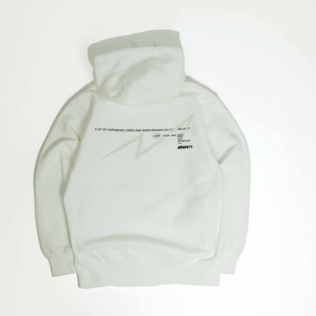 "Letter Logo”Hoodie /  White
