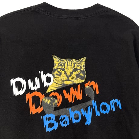 VINYL JUNKIE - Dub Down Babylon Tee / BLACK