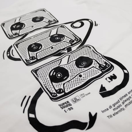 DIGUP MIX TAPE  TEE SHIRTS / White
