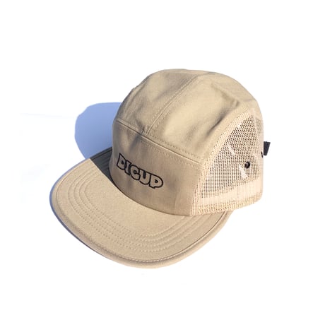 DIG UP LOGO CAMP CAP / khaki