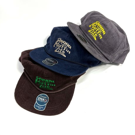 RAGGAMUFFIN LIFE Corduroy Tracker Cap - GRAY
