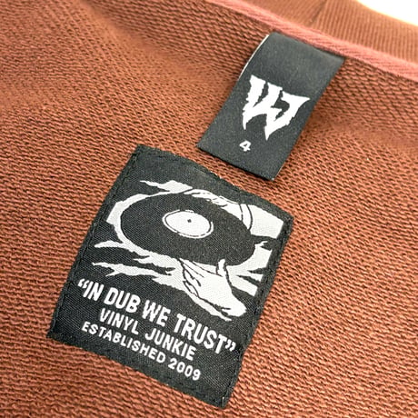 VINYL JUNKIE – Third Eye  Hoodie / Brown