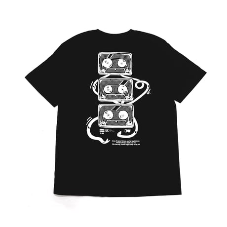 DIGUP MIX TAPE  TEE SHIRTS / Black
