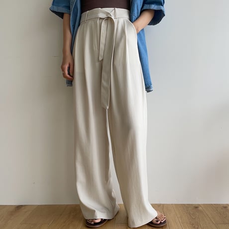 《予約販売》belt long pants/2colors_np0617