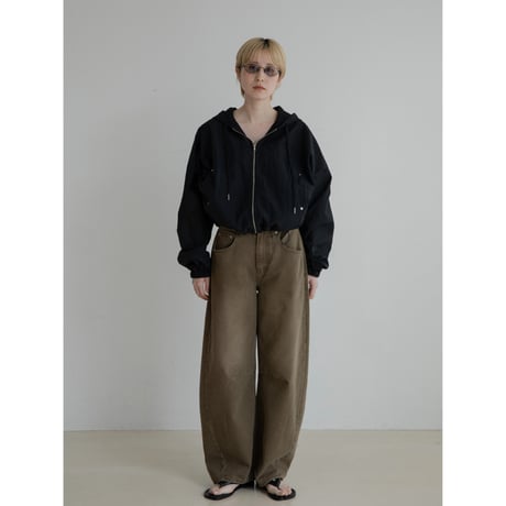 《予約販売》sheer hoodie jumper/2colors_no0461