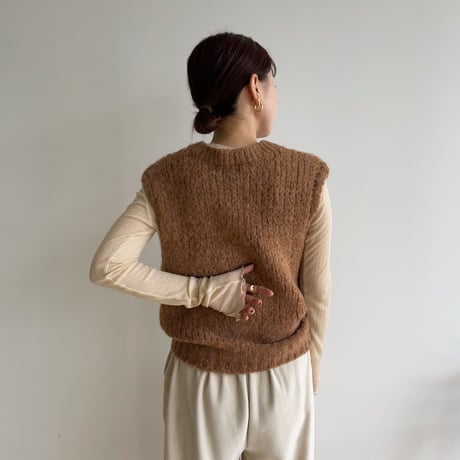 《予約販売》warm knit vest_nt1449